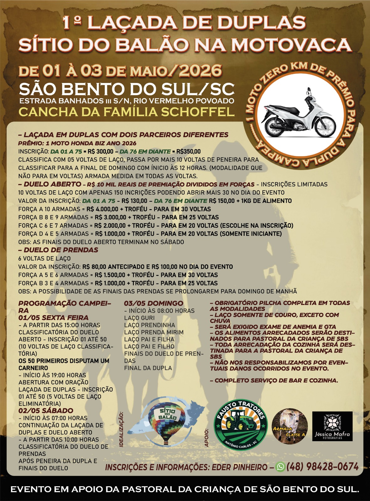1º Laçada de Duplas Sitio do Balão