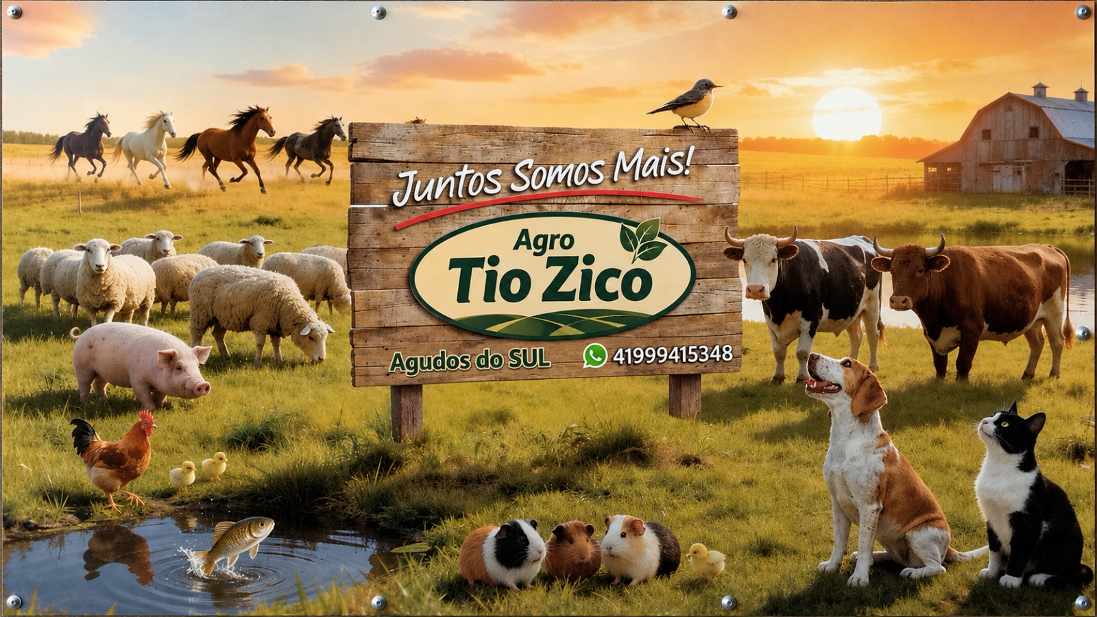 Em Agudos do Sul você encontra Agro Tio Zico